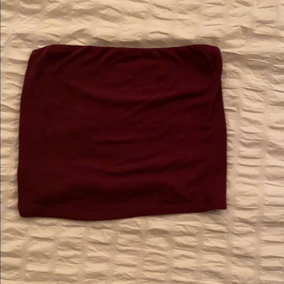 Maroon Tube Top - Picture 1 of 1